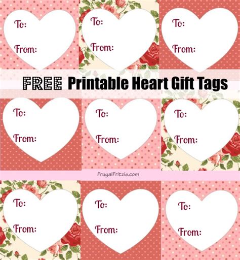 Free Printable Heart Gift Tags